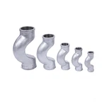 Crossover Galvanized Malleable Iron Pipe Fitting