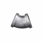 Galvanized Malleable Steel 45° Elbow