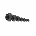 Reducing Cross Black Malleable Iron Pipe Fitting